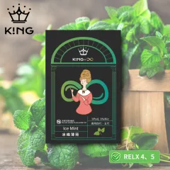 K!NG 冰峰薄荷 煙彈｜五代 / 六代主機通用・清涼薄荷口味