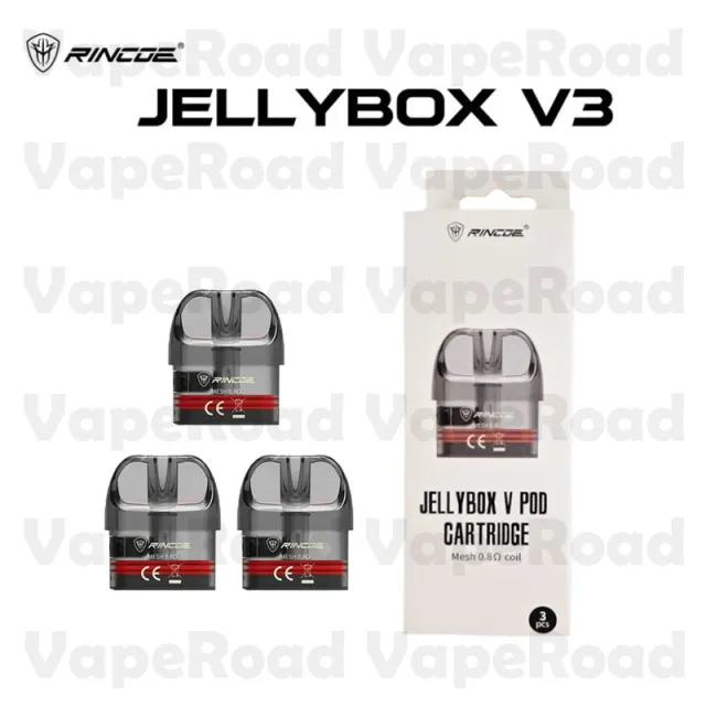 Rincoe Jellybox V3 果凍 空彈｜原廠替換彈匣・一盒三入・安裝簡單